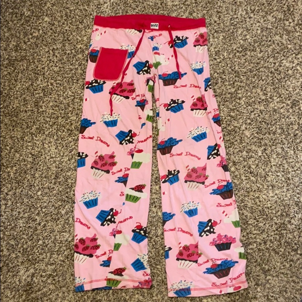 Lazy One cupcake pajama pants